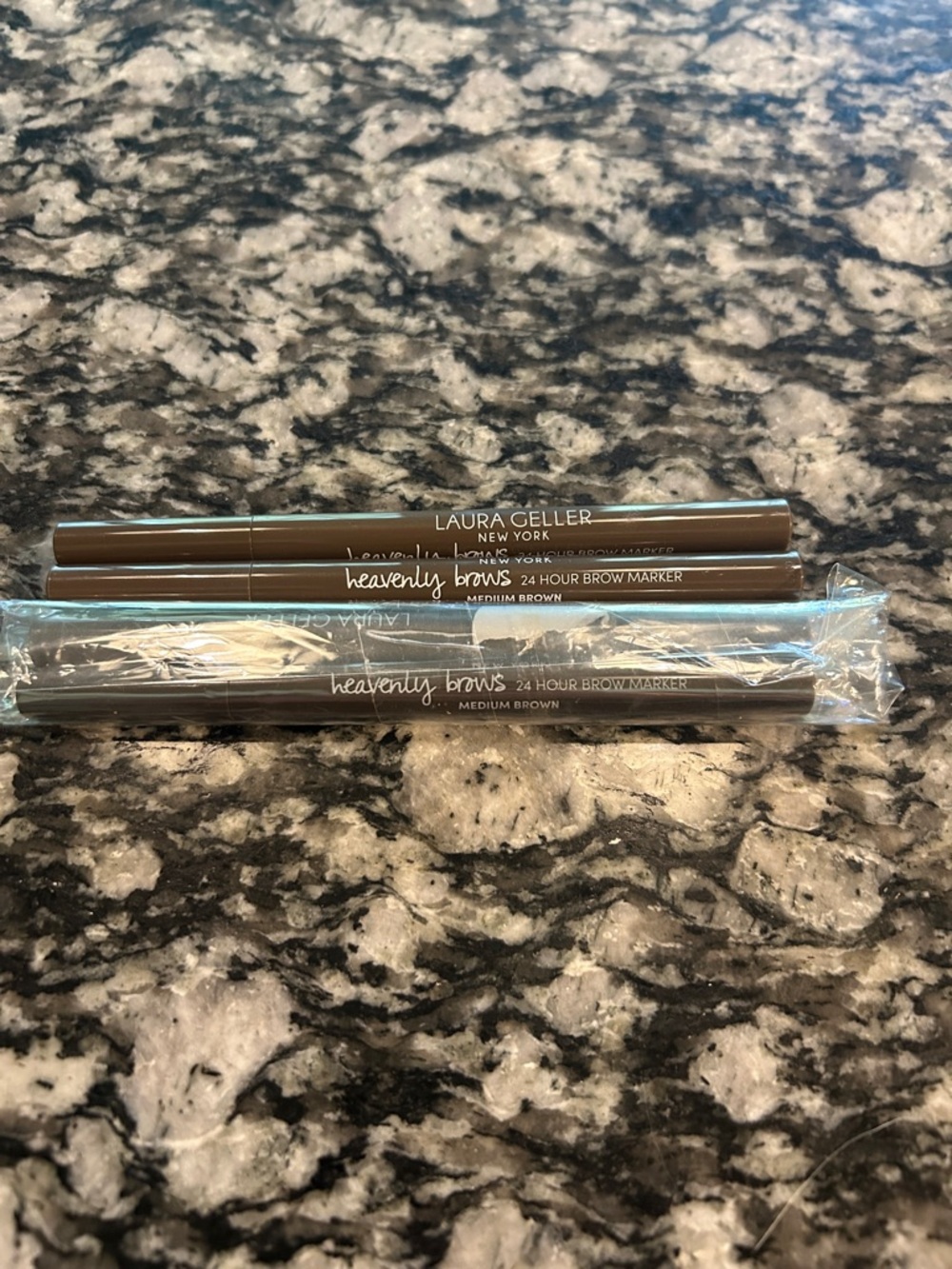 Laura Geller Heavenly Brows 24 Hour Brow Marker - Medium Brown (4 pack)